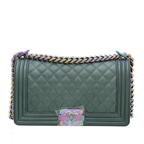 chanel boy bag iridescent blue|chanel le boy bag yupoo.